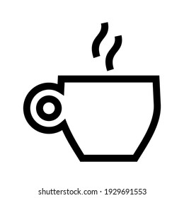 coffee icon or logo isolated sign symbol vector illustration - high quality black style vector icons
