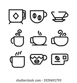 coffee icon or logo isolated sign symbol vector illustration - Collection of high quality black style vector icons
