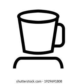 coffee icon or logo isolated sign symbol vector illustration - high quality black style vector icons
