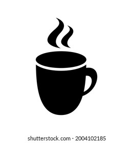 Kaffeesymbol oder Logo einzeln auf Zeichen, Vektorgrafik - hochwertige Vektorsymbole in schwarzem Stil
