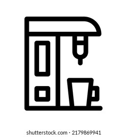 Kaffeesymbol oder Logo einzeln auf Zeichen, Vektorgrafik - hochwertige Vektorsymbole in schwarzem Stil
