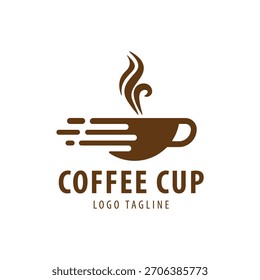 Coffee icon logo and coffee shop logo design inspiration with creative element premium vector