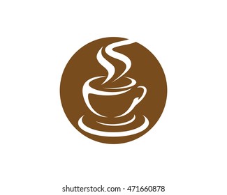 Coffee Icon Logo Template