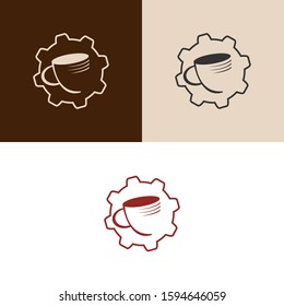 Coffee icon Logo Template Design Vector, Simple and unique logo for shop business sign. Eps10 Illustration