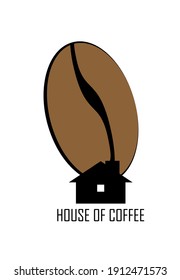 Coffee icon logo template. Vector isolated illustration.