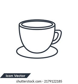 coffee icon logo vector illustration. cups coffee symbol template for graphic and web design collection