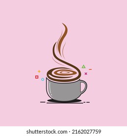 Coffee icon modern vector style