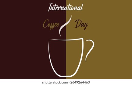 Ícone de café, caneca com vapor, ícone de xícara de café, café quente, ícone do dia internacional do café