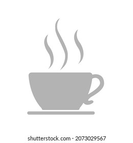 coffee icon on a white background, vector illustration