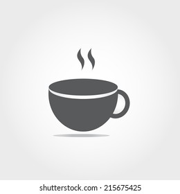 coffee icon on white background