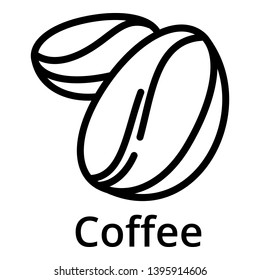 Coffee icon. Outline coffee vector icon for web design isolated on white background