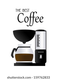 coffee icon over white background vector  illustration 