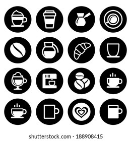 Coffee icon set