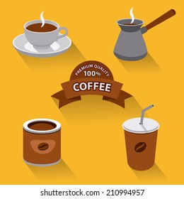 coffee icon set