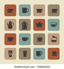 coffee icon set