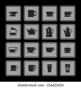 coffee icon set