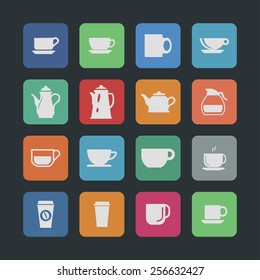 coffee icon set
