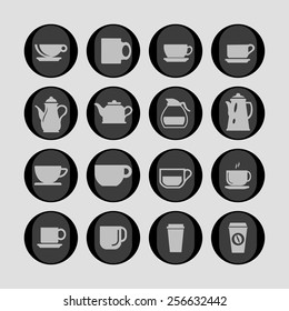 coffee icon set