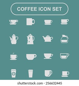 coffee icon set