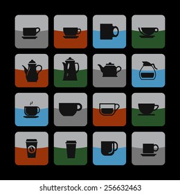 coffee icon set