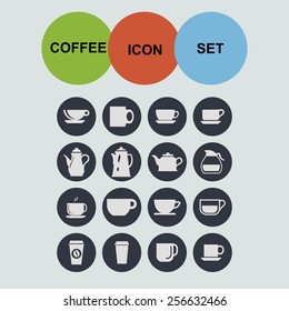 coffee icon set