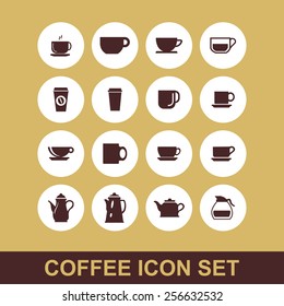 coffee icon set