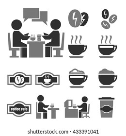 coffee icon set