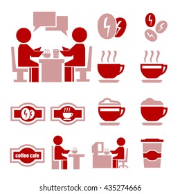coffee icon set