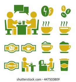 coffee icon set