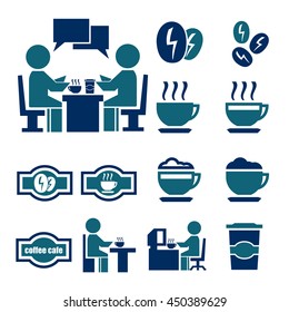coffee icon set