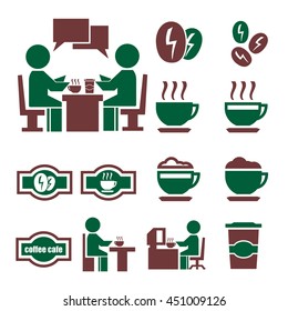 coffee icon set