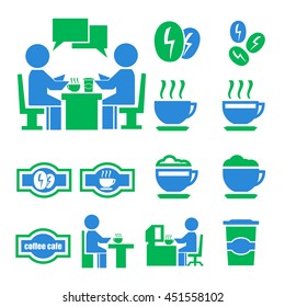 coffee icon set