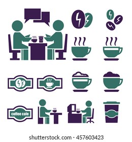 coffee icon set