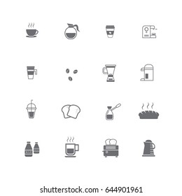 coffee icon set