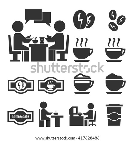 coffee icon set