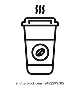 Coffee Icon Set Hot Beverage Illustrations for Cafeterias and Coffee Shops