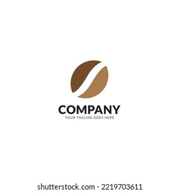 Coffee. Icon set. Isolated coffee beans on white background