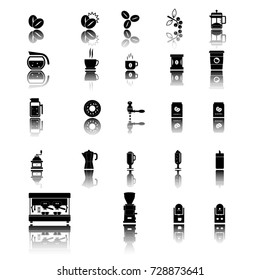 coffee icon set vector