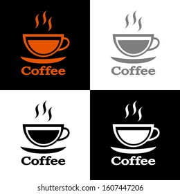 Coffee icon set, vector illustration