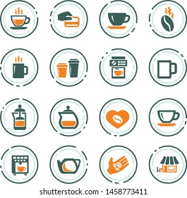 Coffee icon set for web sites and user interface