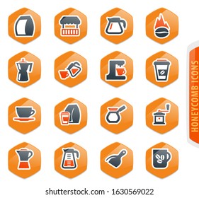 Coffee icon set for web sites and user interface