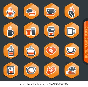 Coffee icon set for web sites and user interface