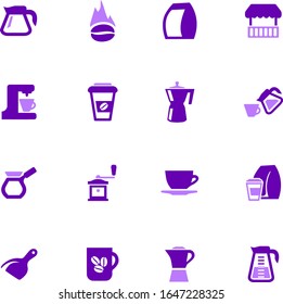 Coffee icon set for web sites and user interface
