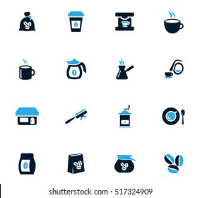 Coffee icon set for web sites and user interface