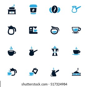 Coffee icon set for web sites and user interface