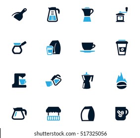 Coffee icon set for web sites and user interface