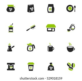 Coffee icon set for web sites and user interface