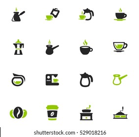 Coffee icon set for web sites and user interface