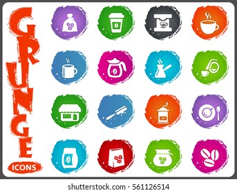 Coffee icon set for web sites and user interface