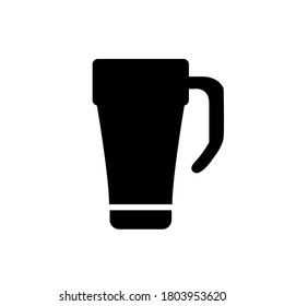 Coffee icon, coffee shop logo isolated on white background